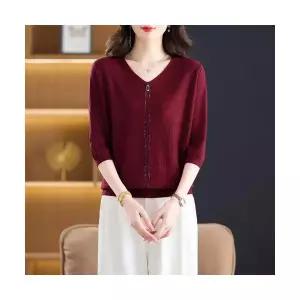 여성 연두색 실크 셔츠 칼라 긴팔 봄가을 로맨틱 빈티지 블라우스 상의룩 DUCHI1