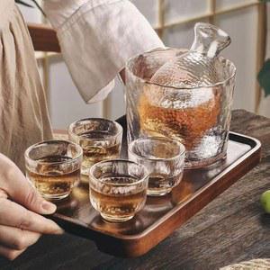 도쿠리 투명 사케 선물 세트 잔 소주 유리 글라스 주병 정종 술잔