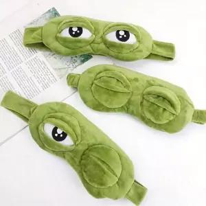 수면 안대 슬픈 개구리 눈가리개 캐릭터 아이마스크