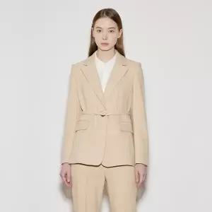 [롯데백화점]케네스레이디 디로우 솔리드 벨티드 자켓 (EWJKOA40)