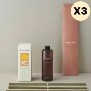 테일러센츠 일랑일랑 디퓨저 리필세트 선물 1L X3 BNS