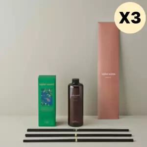 테일러센츠 로투스힐 디퓨저 리필세트 선물 1L X3 BNS