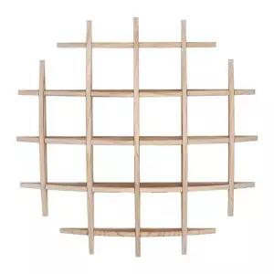 원목 다기 전시 우드 인테리어 피규어 벽걸이형 선반