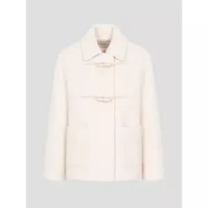 빈폴 BEANPOLE 울 혼방 시어링 더플 아우터 - 아이보리 BF5X39C020 206281