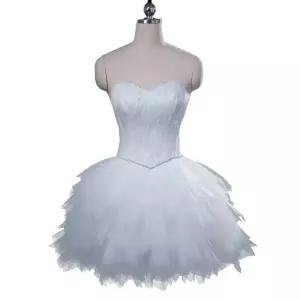 미니드레스 셀프웨딩 우아한 파티 드레스 웨딩드레스