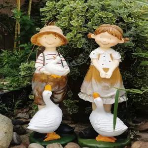 정원 조각상 야외 카페 조형물 인테리어 장식품 소품