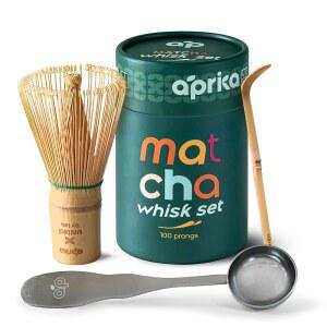 라이프 말차 대나무 거품기 세트 스쿱(차샤쿠) 목재로 스틸 - 100개 3개 스테인리스 100% 녹차에 천연 스푼 거품기(차센) 수제
