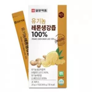유쎌스토어 레몬생강즙 100프로 20g x 15포 레몬수스틱