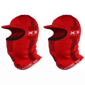 인콘트로 방한모 챙 바라클라바 겨울 마스크 레드 2개 BNS