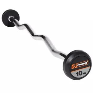 프로이스 고정 바벨 컬 곡선 바 봉 그립 홈트 10kg  BNA
