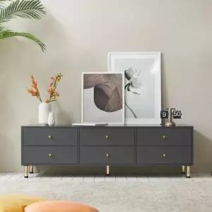 [다오름][착불배송] 다빈 전면LPM 1600 2단 서랍형 TV거실장 TV장 수납장