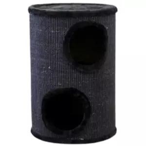 한층뚝딱 고양이 캣타워 터널 하우스 스크래쳐 블랙 BNA