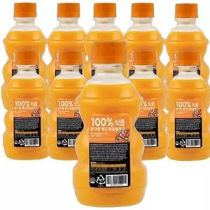 제주 삼 착즙 레드향 감귤주스 320ml (10입) 10개