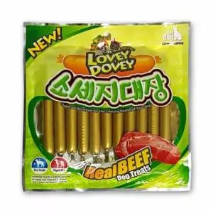 애견간식 러비더비 소세지대장 소고기 1팩 11p 애견소세지 강아지소세지 반려견소세지