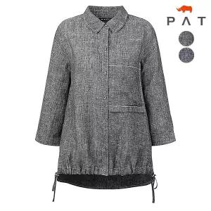 [PAT 여성] 밑단 스트링형 린넨 셔츠_1I41506