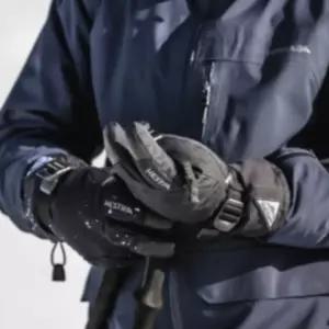 헤스트라 여성 스키 가죽 장갑 방한 건틀렛 블랙 S BNA