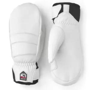 헤스트라 여성 화이트 벙어리 방한 장갑 폴라인 XS BNA