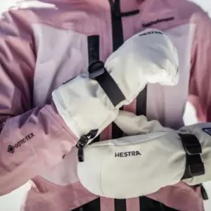 헤스트라 여성 벙어리 장갑 선물 건틀렛 베이지 XS BNA