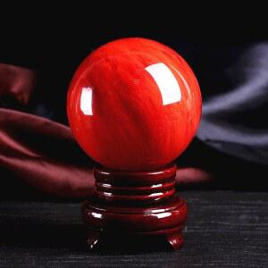 천연 자수정 구슬 볼 장식품 풍수지리 천연석 크리스탈 힐링석