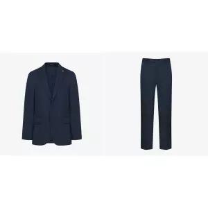 파렌하이트 [FAHREN] 25 S/S (FAHREN) 트윌조직 데님 라이크 수트 세트(FKJAA2332FKPAA2232-NAM)