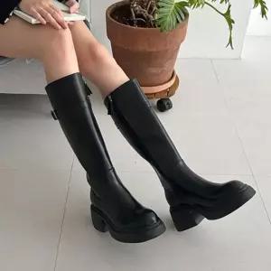 여자워커 홀릭 여자 롱부츠 가을 겨울 패션 발편한 통굽 HSM008