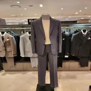 킨록바이킨록앤더슨 23 S/S 애쉬그레이 경량 캐주얼 트윌 셋업 정장(CFB93C2M0)