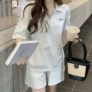 여름트레이닝복세트 트레이닝복 여자운동복 상하 반팔