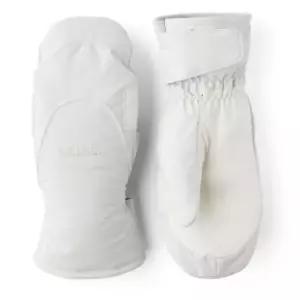 헤스트라 여성 겨울 화이트 벙어리 장갑 방한 선물 XS BNA