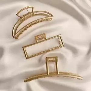 무광 집게핀 메탈 꼬임 빅사이즈 헤어클립 올림머리