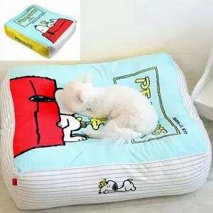 강이지베드 북 베드 스누피 패리스독 강아지침대