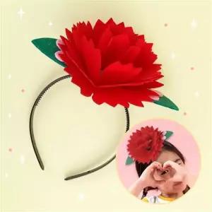 가정의달 대왕 빅 카네이션 머리띠 만들기 키트 유치부 유치원 어린이집 어버이날 스승의날