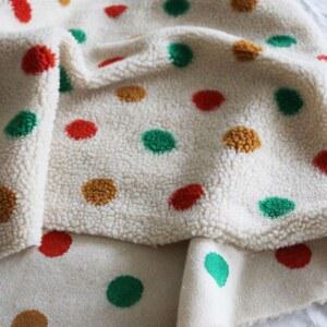 원단 양면 도트 덤블원단 땡땡이 푸들 부클 천 퍼 플리스 털 후리스