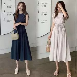 여성 봄여름  롱원피스 민소매 블라우스 (8277968A)