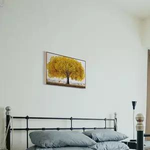 금전수 풍수그림 돈들어오는 돈나무 사슴 거실 인테리어 액자