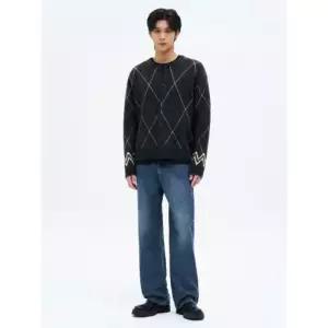 8seconds 세미 플래어핏 팬츠 블루