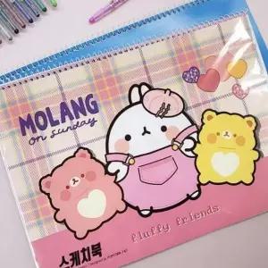 미니드로잉노트 스케치북 랜덤 4권 8절 어린이 초등 미술 선물 세트