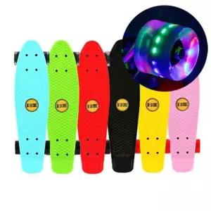 카버보드 크루져 보드 LED 스케이트 숏보드 페니보드 크루져보드 스케이트보드 56cm