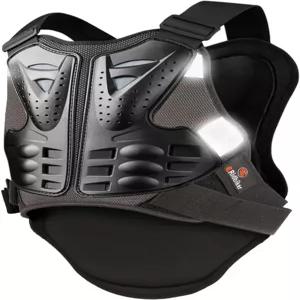 더트 바이크 가슴 모토크로스 방탄복 조끼 오프로드 싱 남성용 오토바이 장비(블랙 스몰)