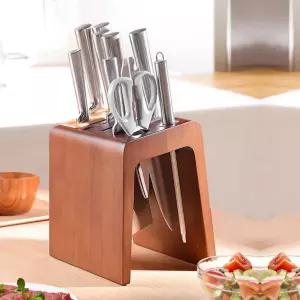 우드 칼꽂이 블록 부엌 칼 나이프블록 칼블럭 주방칼