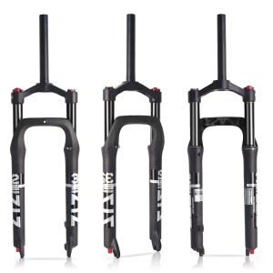 ZTZ 26 * 4.0인치 뚱뚱한 산악 에어 서스펜션 여행 간격 135mm XC MTB 포크 스노우 비치 허브 120mm 9mm 이상적임 자전거에 조정 프론트 타이어 초경량 QR