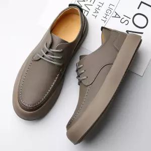 빈티지 여자신발 플랫워커 스타일 워커 통굽 슈즈 카고 비즈니스 앵클부츠 플랫 원템5