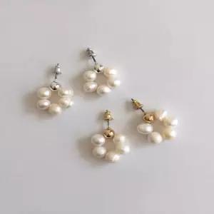 ball pearl drop earring