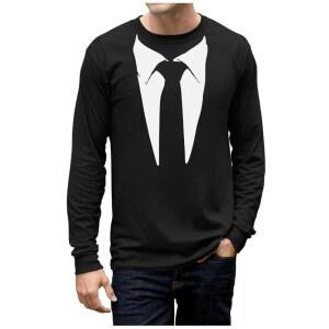 결혼식 총각 파티 할로윈 이벤트를 위한 남성용 티스타 수트 & 타이 긴팔 턱시도 셔츠 퍼니