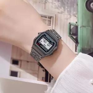 전자 시계 사각 디지털 캐주얼 데일리 남녀공용 NsU7+4Uaf