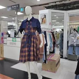 [하프클럽/수스]수스 DP01 데님배색체크 S223BOP902