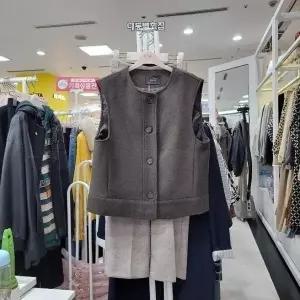 [하프클럽/수스]수스 DP01 단추조끼 S224BVOB02