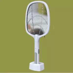 [서삼안전] 2in1 C타입 충전식 전기 파리채 모기 퇴치기 해충 퇴치 모기채 전자 (본품)