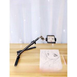 비 북스캐너 거치대 촬영 사진 언박싱 휴대폰 북스캔 오버 조명 사무실 스탠드