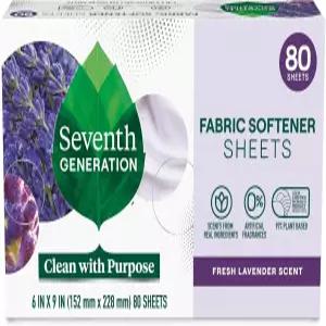 7세대 건조기 시트 세탁 섬유 유연제 신선한 라벤더 향 80매