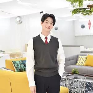 니트조끼 GBM 보풀방지 그레이 교복조끼 (남자) 교복 남자교복